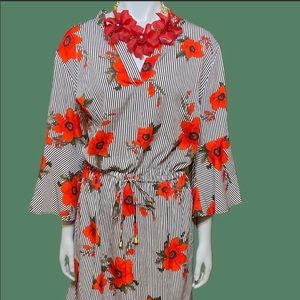 (SOLD) Rose🌹Stripe Dress